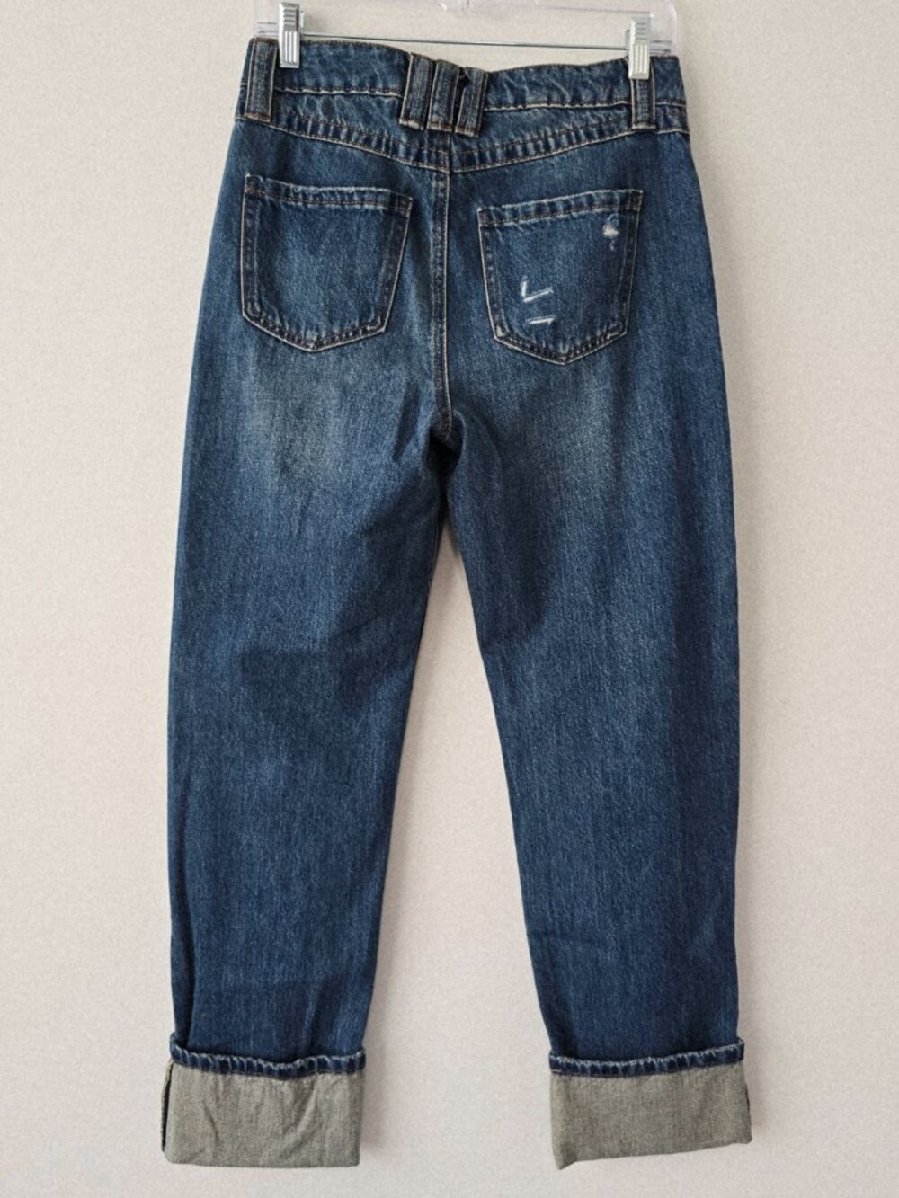 Rewash Straight Cuffed Hem Jeans 28 Medium Wash NWT - Picture 2 of 8